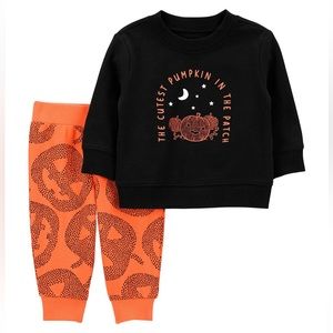 NWT Carter Pumpkin Pajamas | 24 months